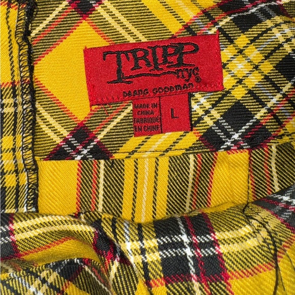 NWT Tripp NYC Plaid Safety Pin Skirt - Picture 9 of 10